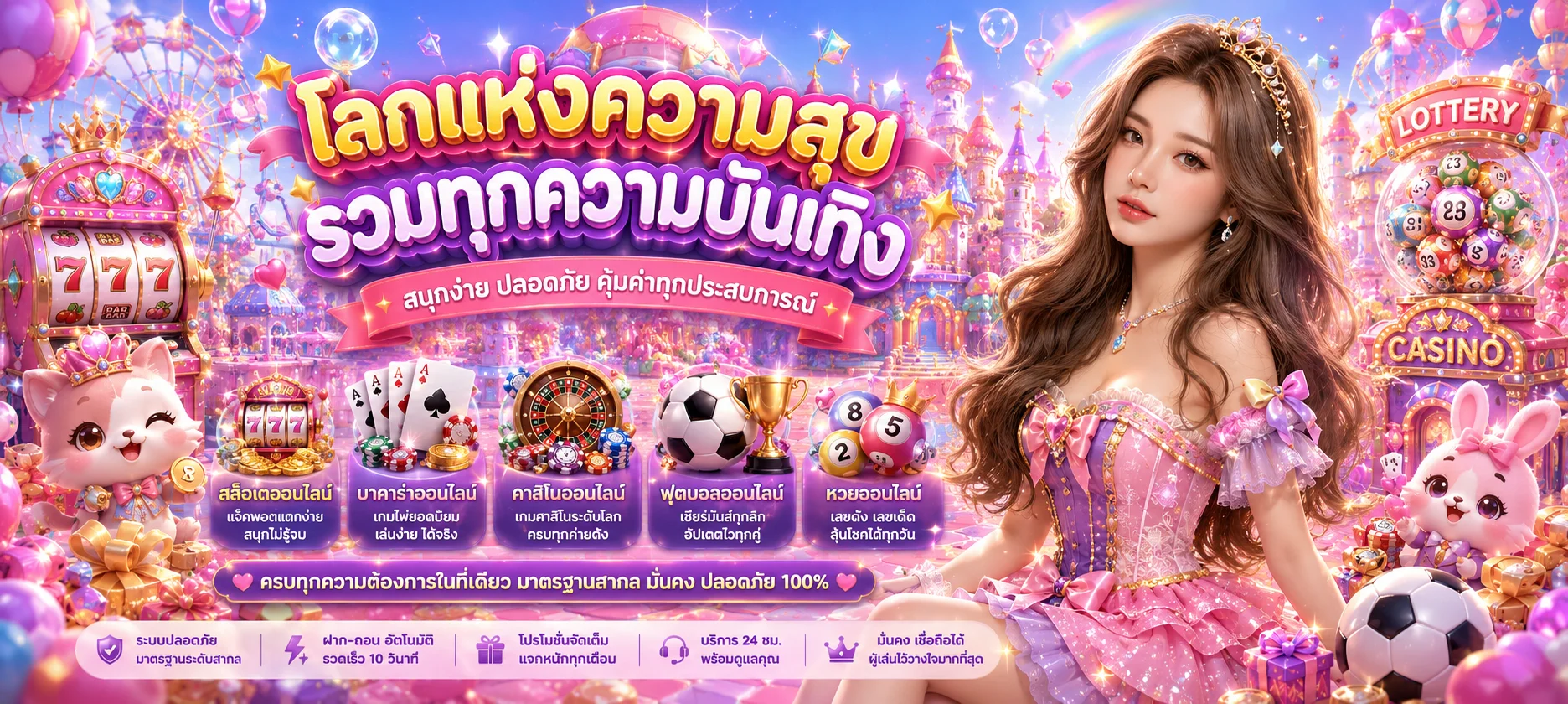 โต๊ะบาคาร่าออนไลน์และเกมคาสิโนสดจากดีลเลอร์ตัวจริงบน JDBAA