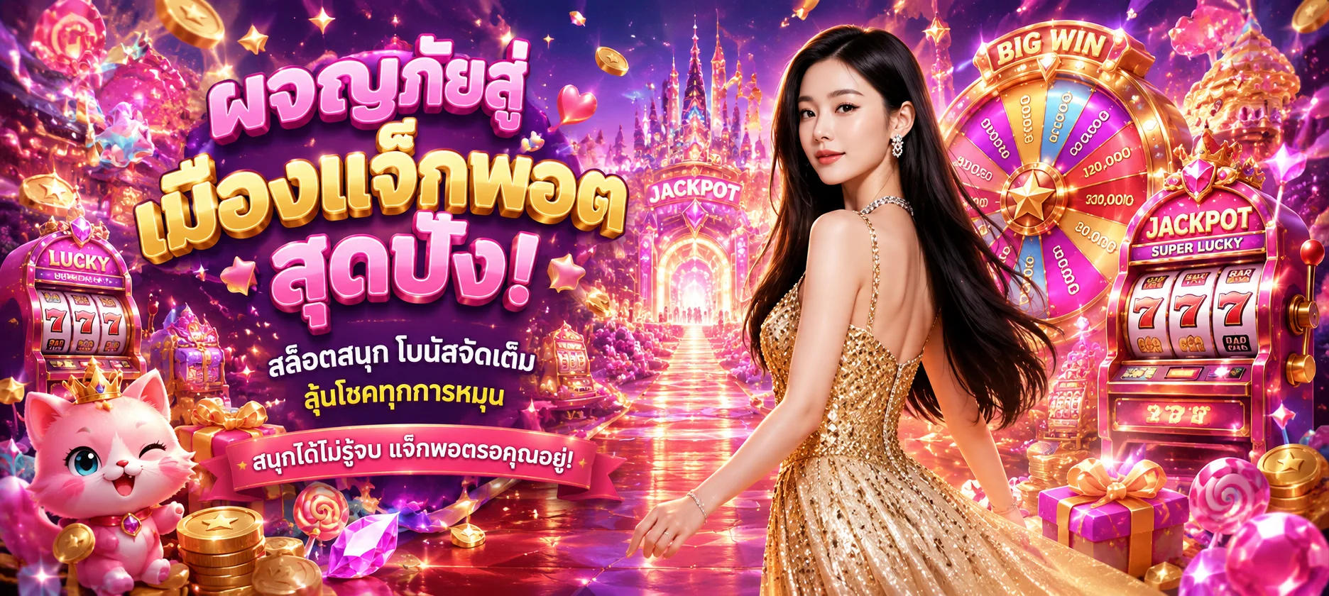 เกมสล็อตออนไลน์ค่าย JDB Caishen Wins แจกโบนัสฟรีสปินบน JDBAA